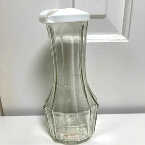 VINTAGE GOOD SEASONS CRUET BOTTLE RIBBED DESIGN PLASTIC‎ TOP INTACT bx
